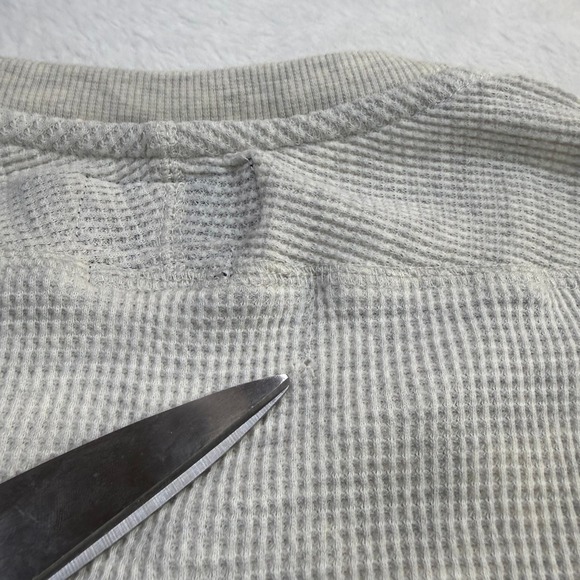 Grayers XXL Thermal Long Slv Shirt Waffle Knit Minimalist Cozy Neutral Utility - Picture 4 of 8